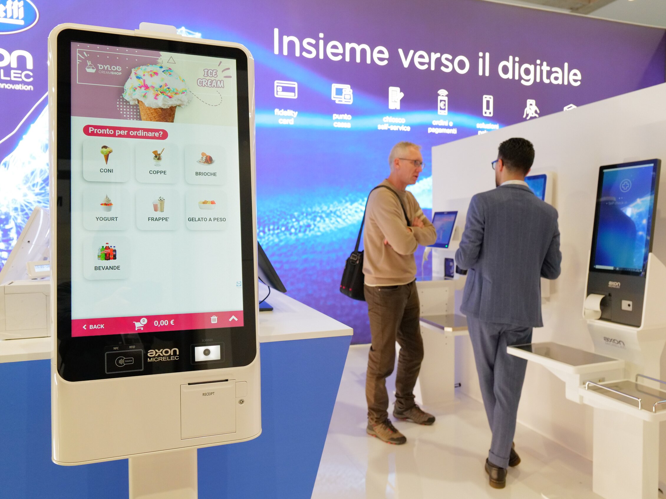 Totem digitale per ordini self-service