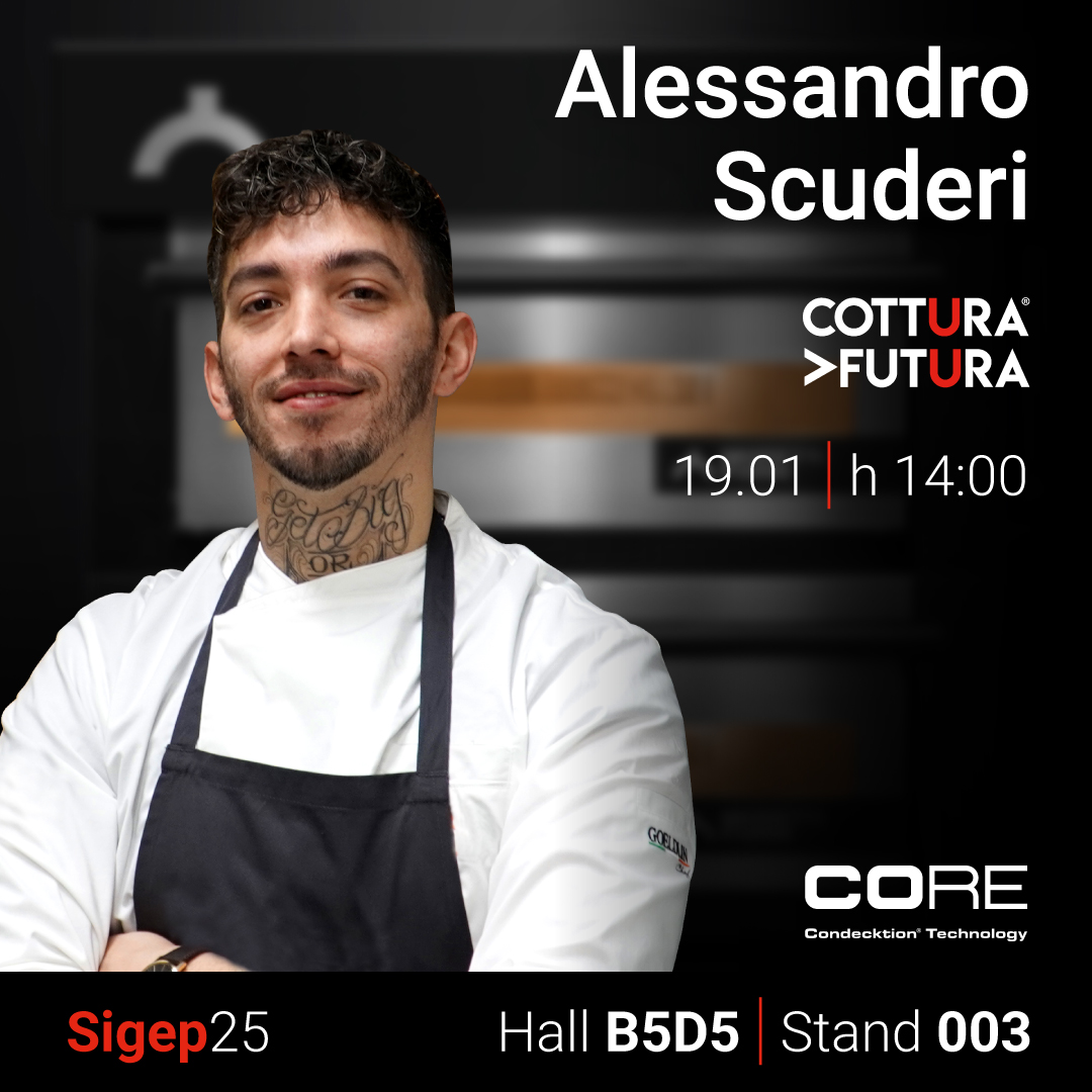 Alessandro Scuderi con il calore di CORE