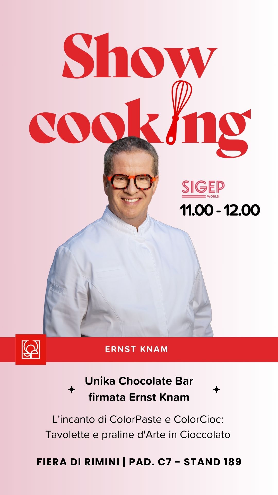 Unika Chocolate Bar firmata Ernst Knam
