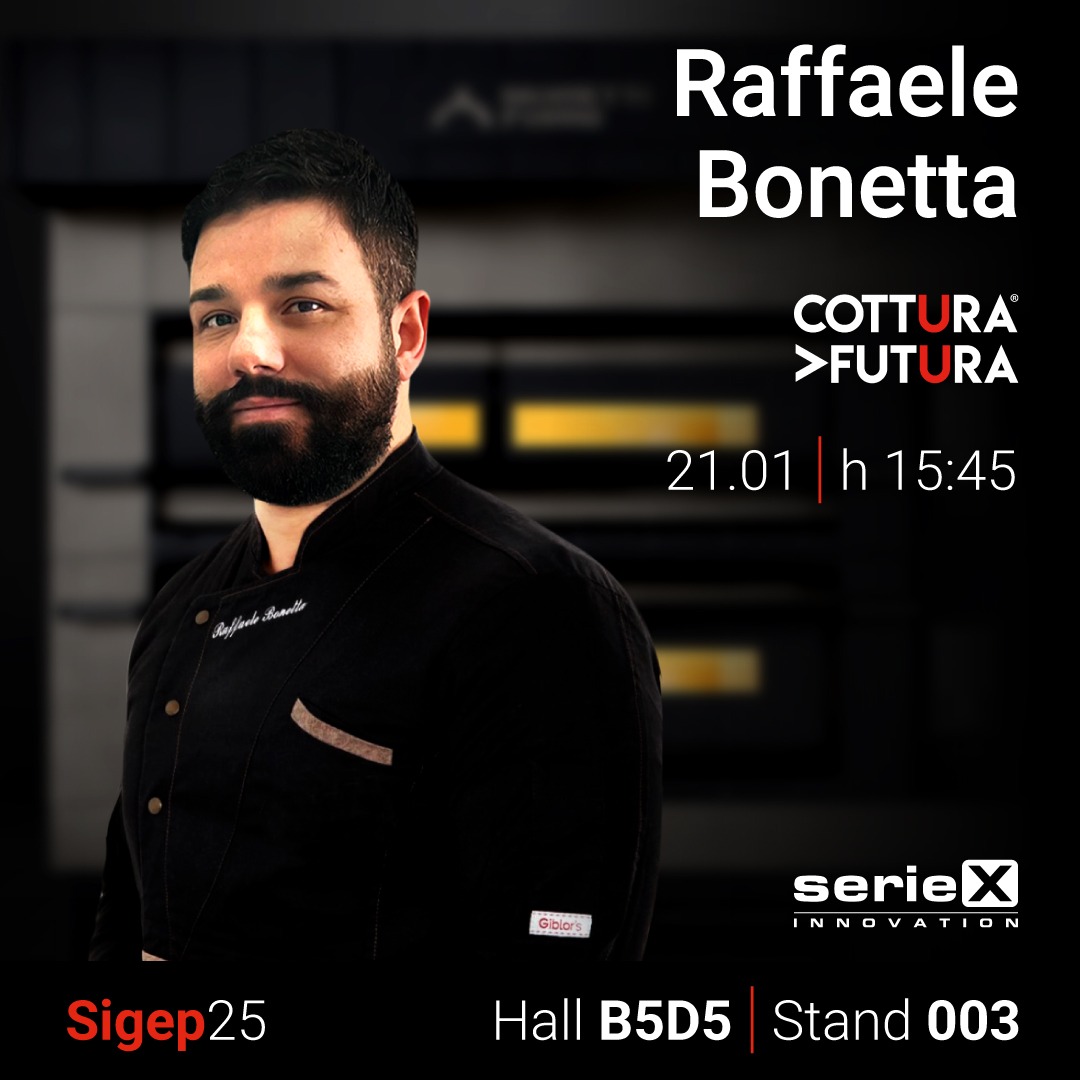 Raffaele Bonetta con il calore di serieX