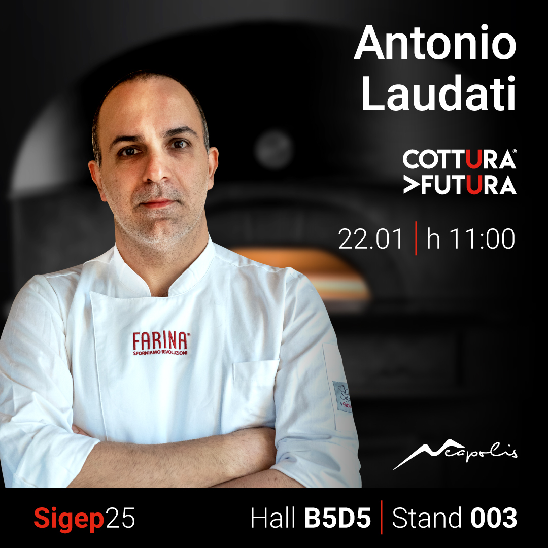 Antonio Laudati con il calore di Neapolis