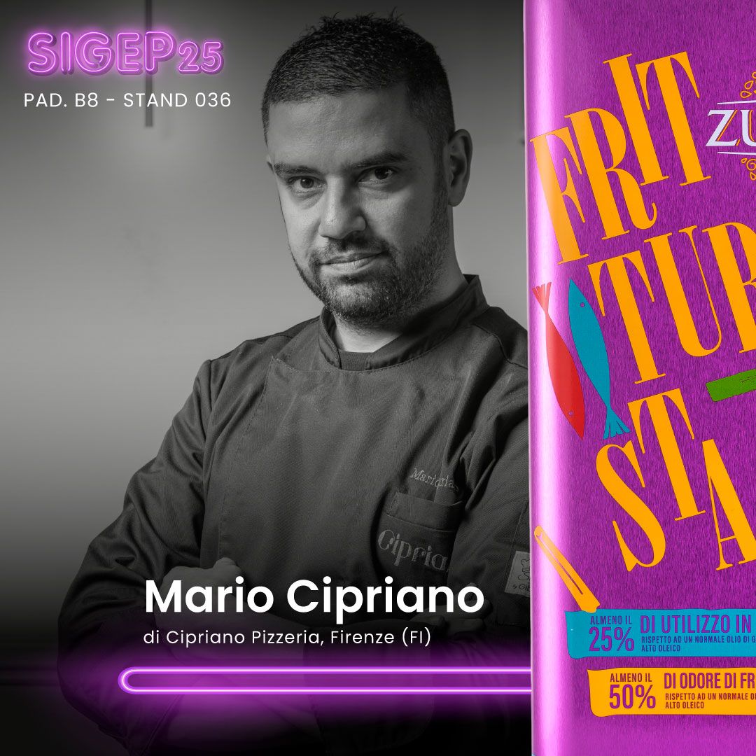 Mastershow Mario Cipriano: un incontro perfetto tra l’autenticità della pizza napoletana e l’eleganza di Firenze nell’arte della frittura