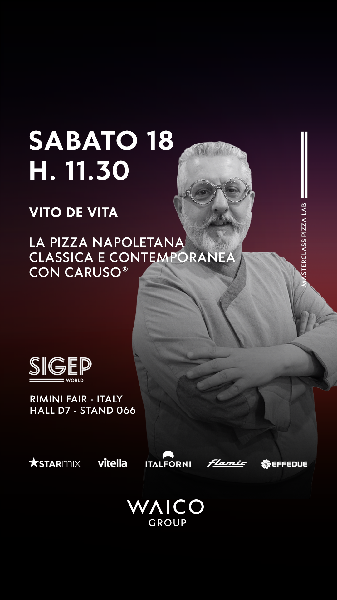 MASTERCLASS VITO DE VITA (Pizza Lab)