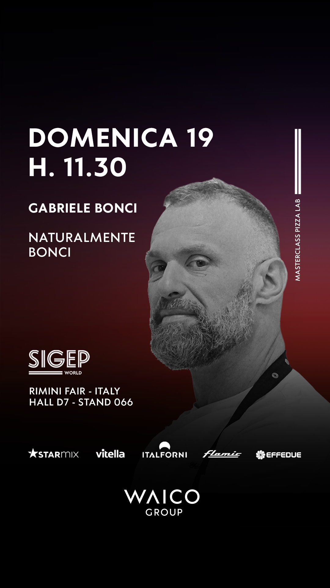 MASTERCLASS GABRIELE BONCI (Pizza Lab)