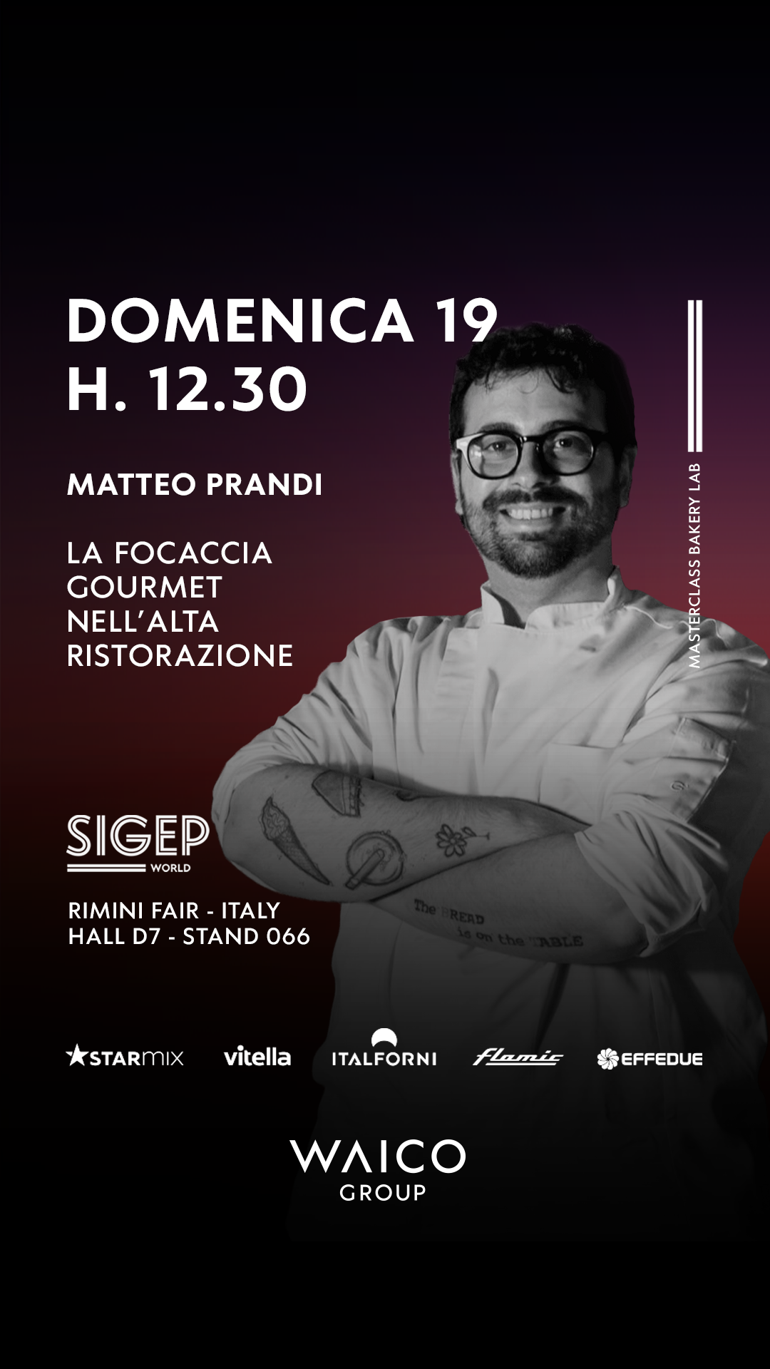 MASTERCLASS MATTEO PRANDI (Bakery Lab)