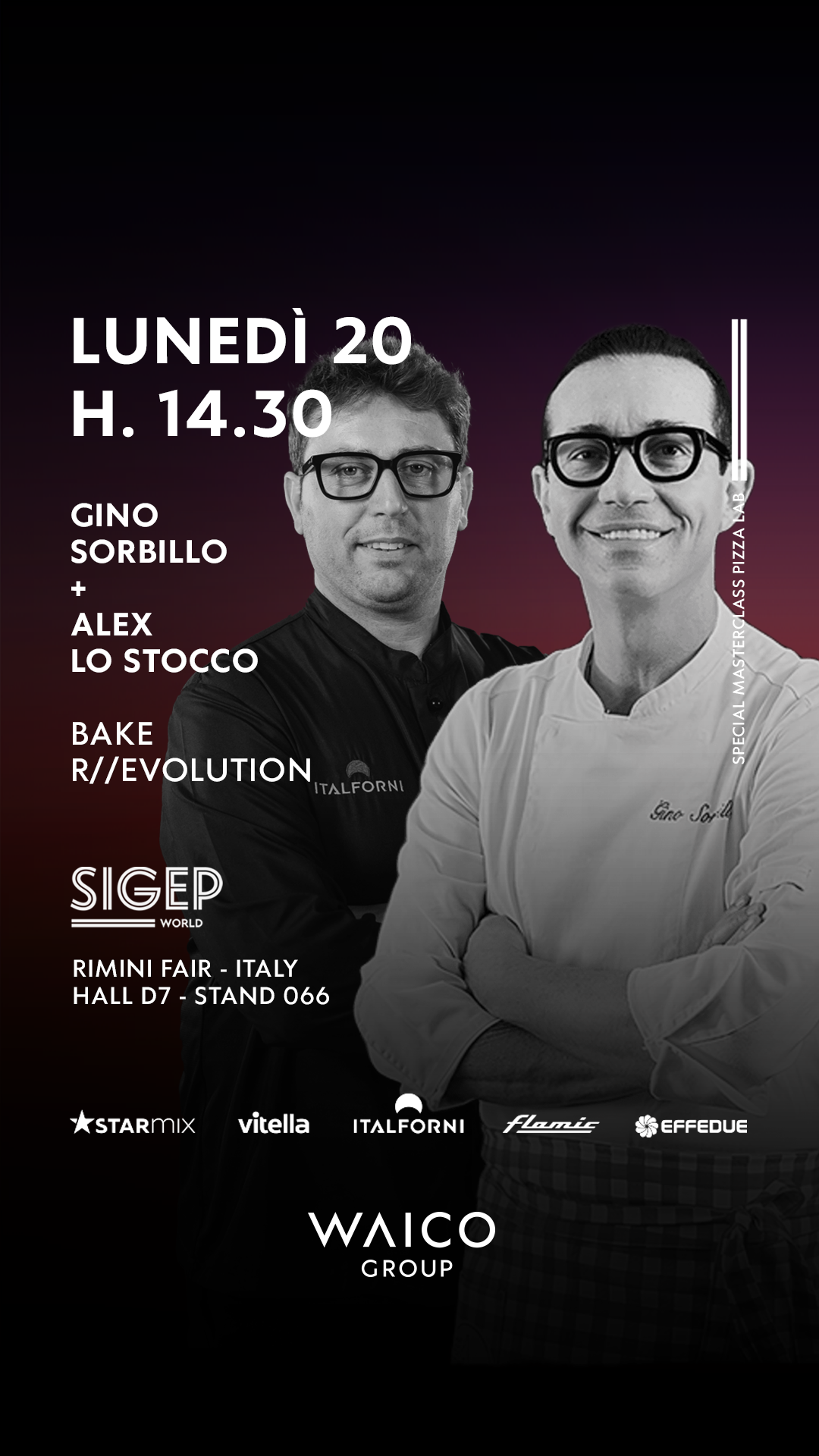 MASTERCLASS GINO SORBILLO + ALEX LO STOCCO (Pizza Lab)