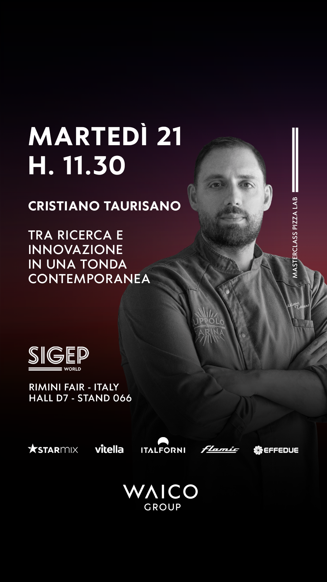 MASTERCLASS CRISTIANO TAURISANO (Pizza Lab)