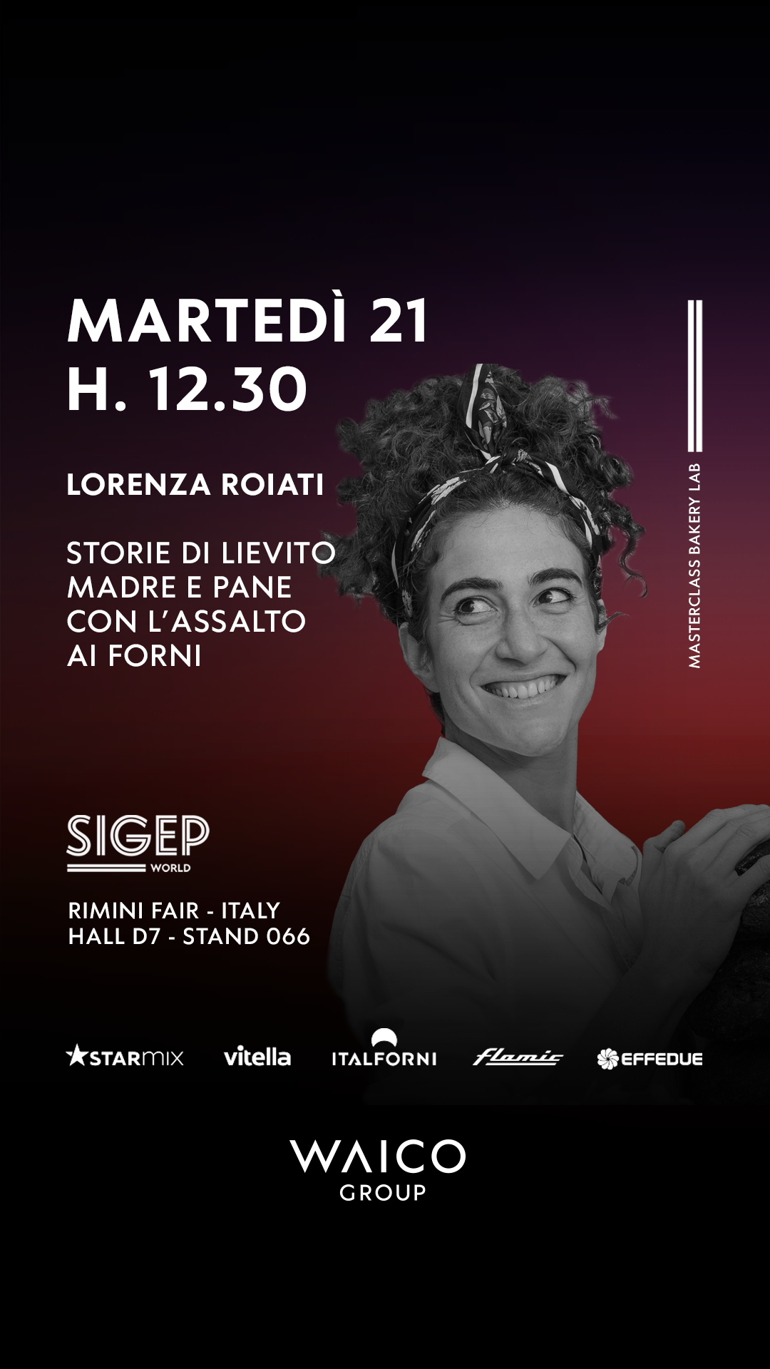 MASTERCLASS LORENZA ROIATI (Bakery Lab)