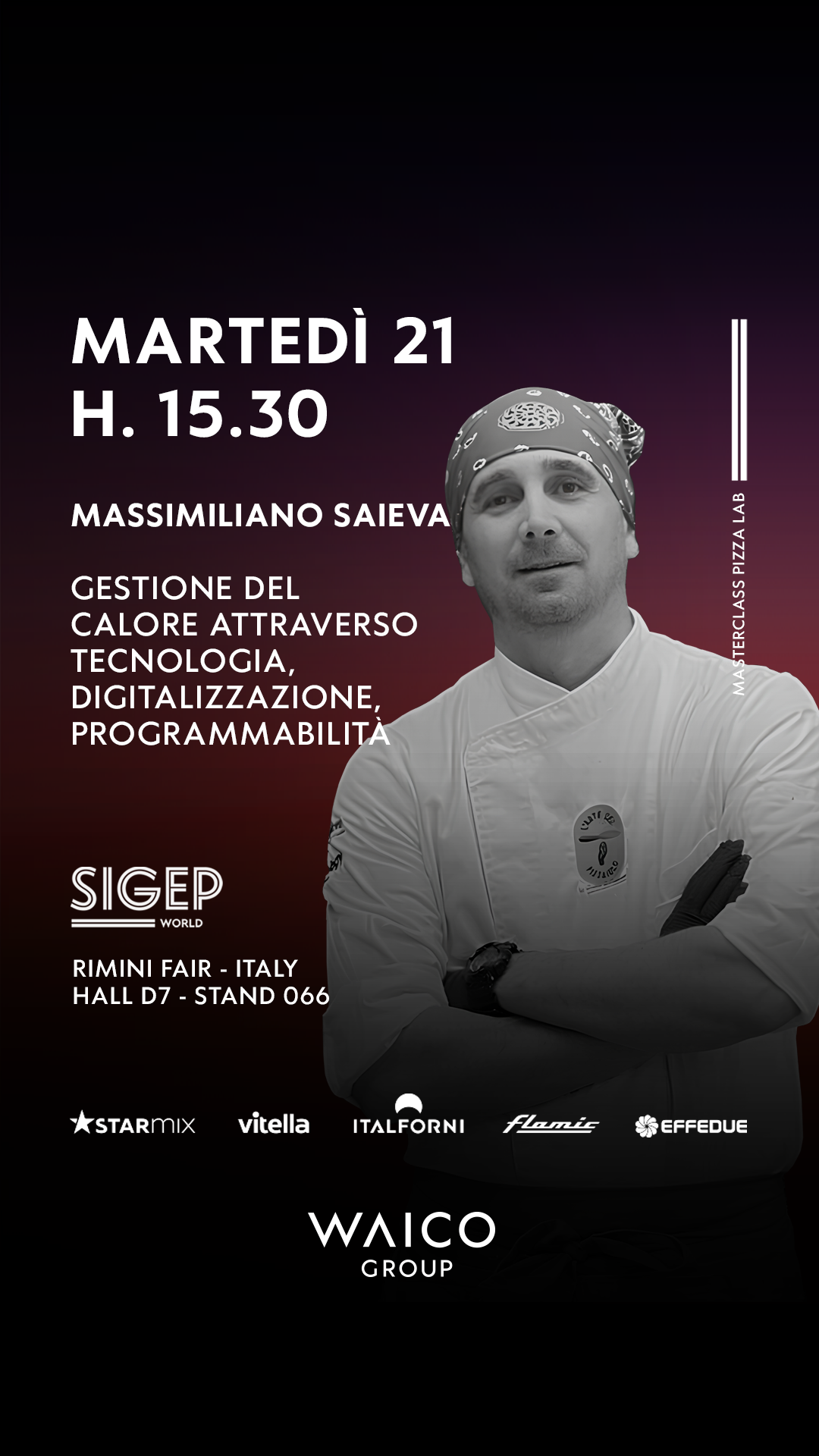 MASTERCLASS MASSIMILIANO SAIEVA (Pizza Lab)