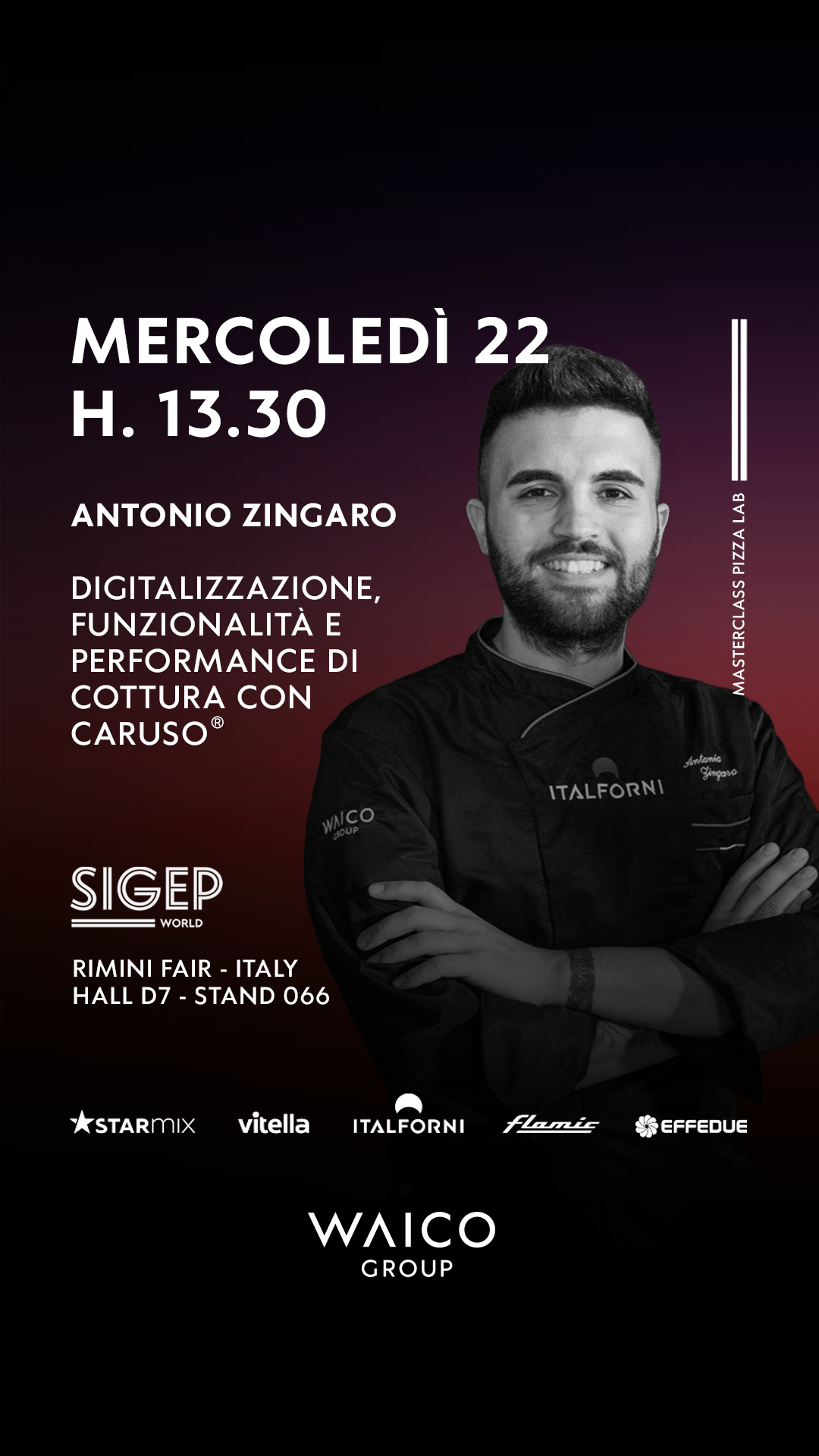 MASTERCLASS ANTONIO ZINGARO (Pizza Lab)
