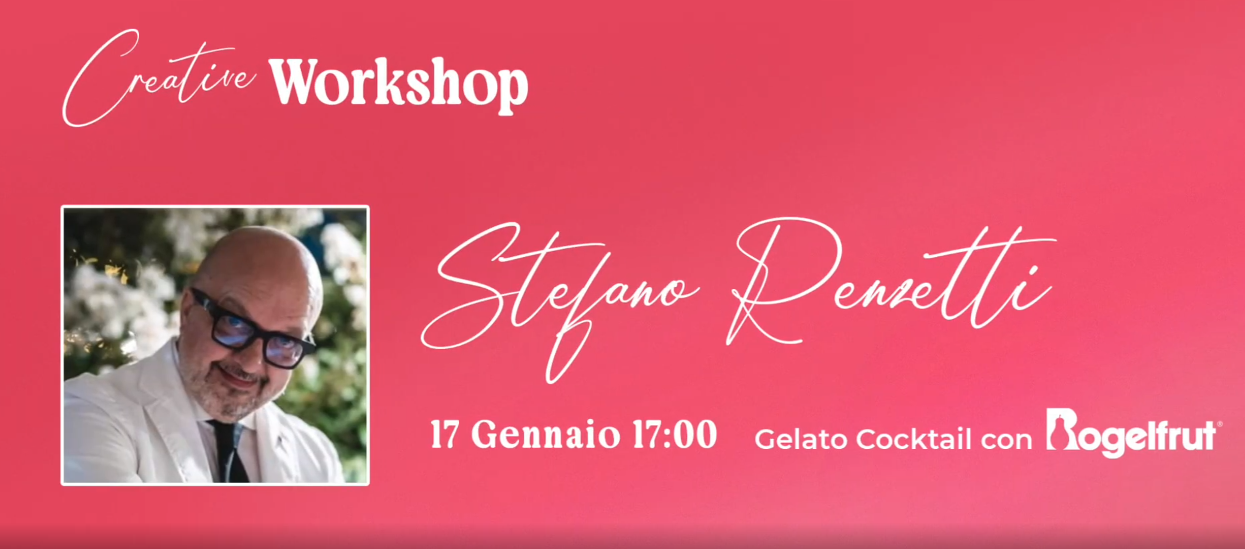 Stefano Renzetti e il GelatoCocktail by Gelato.ipsa&Rogelfrut