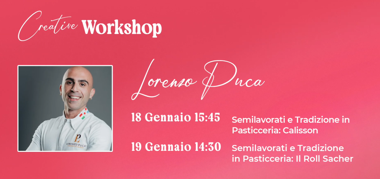 Lorenzo Puca, Campione del mondo di Pasticceria inSemilavorati e Tradizione in Pasticceria