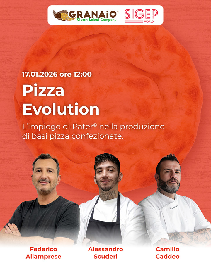 Pizza Evolution: l'impiego di Pater® nella produzione di basi pizza confezionate