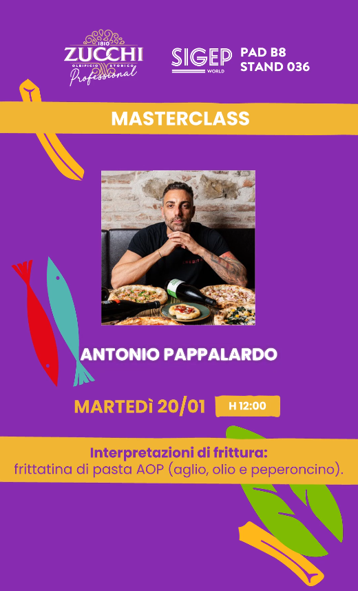 lnterpretazioni di frittura: frittatina di pasta aglio, olio e peperoncino