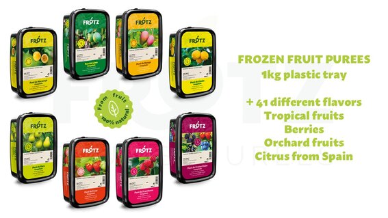 Puree di frutta congelato