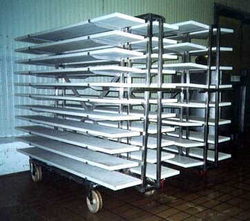 Tavole in plastica per panificazione