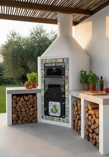 Indirect Wood-Baking Ovens (Separate Cooking and Combustion Chamber)