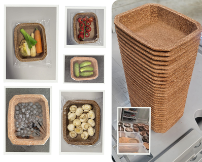 Packaging e stoviglie monouso edibili in crusca – Bonfitaly