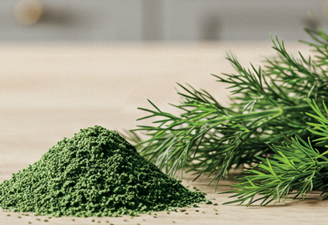 Dried dill powder