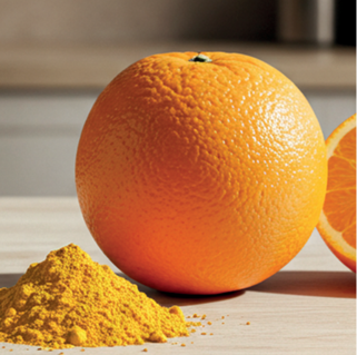 Dried orange powder