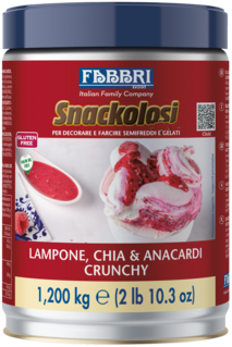 Snackolosi Lampone, Semi di Chia e Anacardi Crunchy